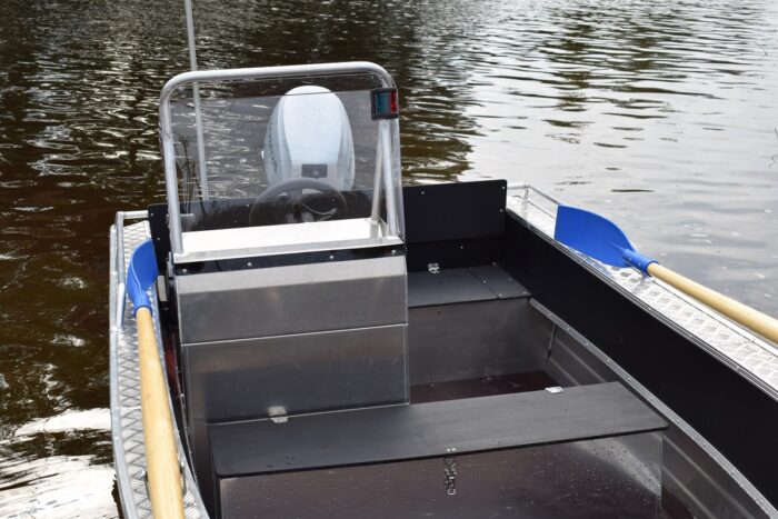 Алюминиевая лодка Wellboat-42 Consol — изображение 3