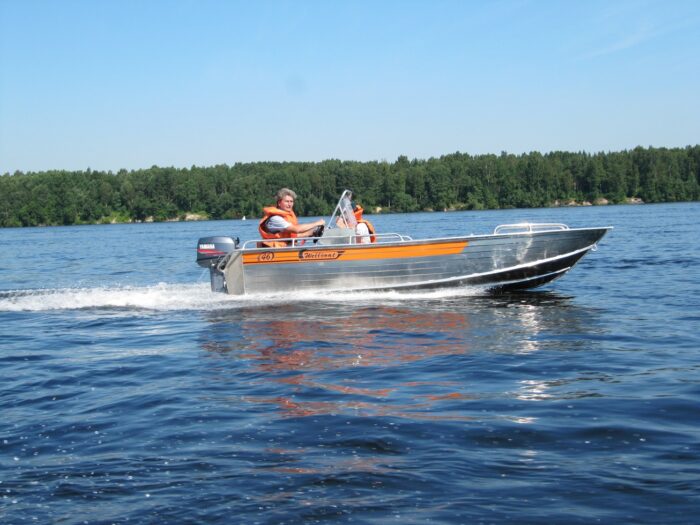 Алюминиевая лодка Wellboat-46 Consol — изображение 4
