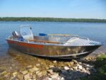 Алюминиевая лодка Wellboat-46 Consol