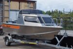 Алюминиевая лодка Wellboat-53 рубка