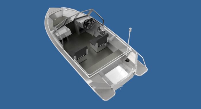 Алюминиевая лодка Wellboat-41-4 — изображение 8