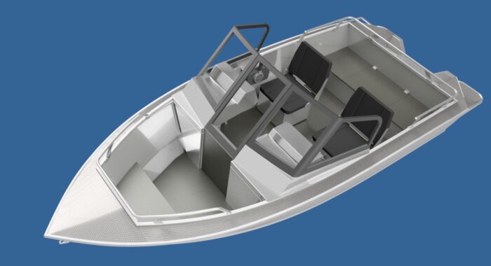 Алюминиевая лодка Wellboat-41-4 — изображение 7